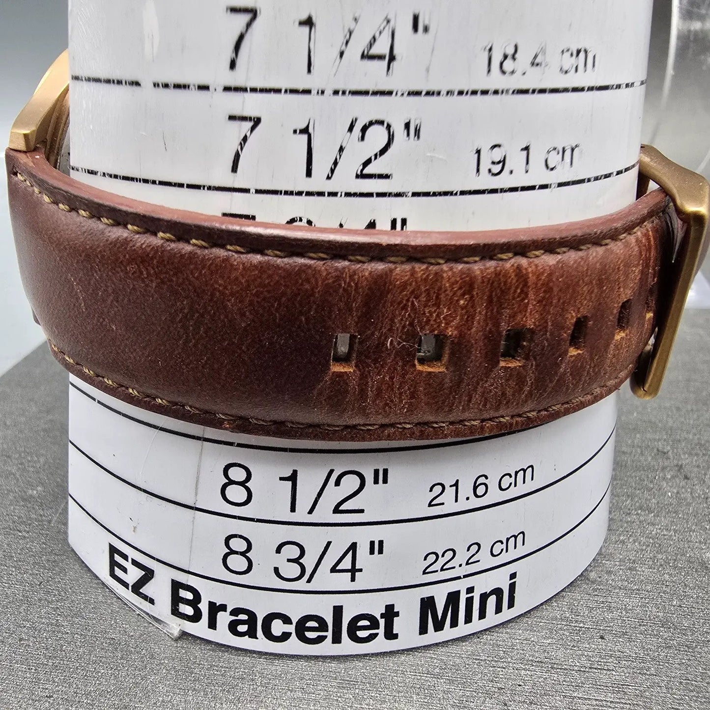 MVMT 40 Series Watch Men 40mm White Dial Rose Gold Tone Round Leather New batt10