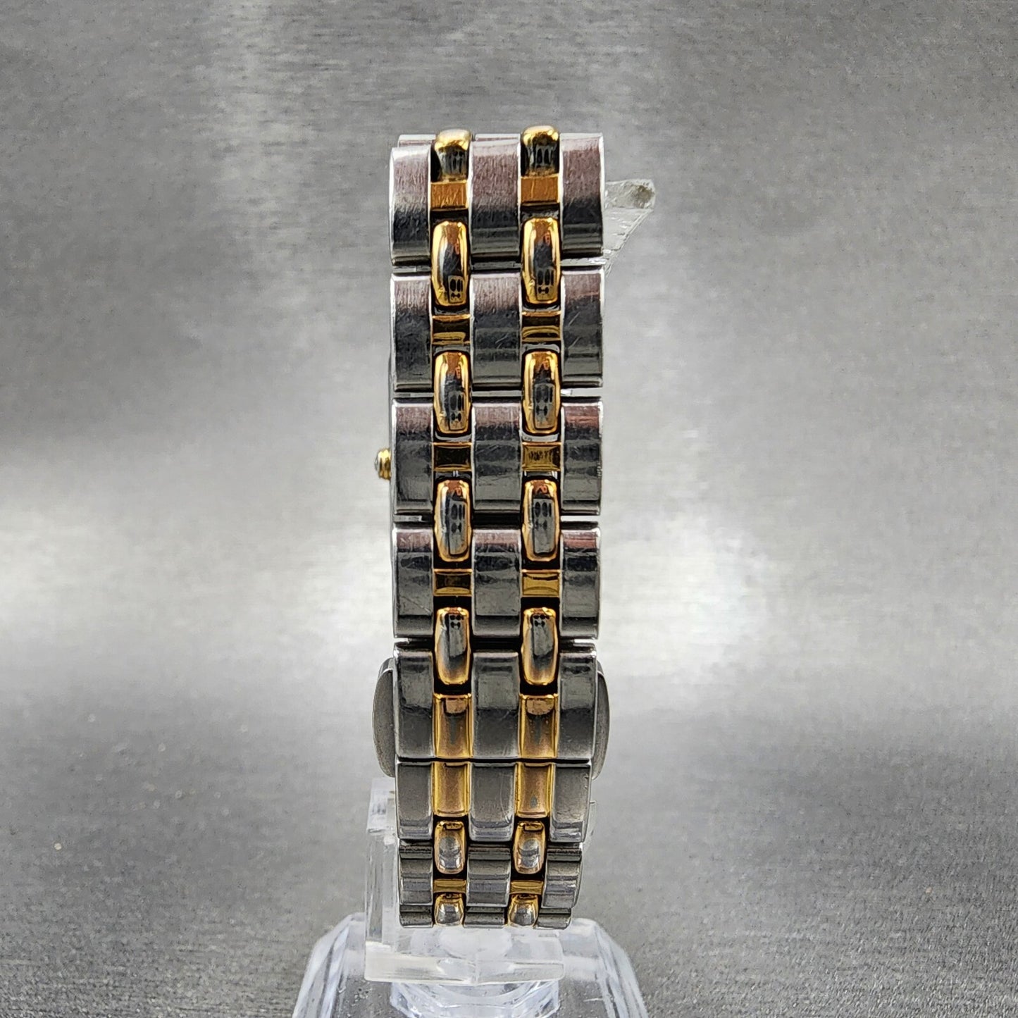 Raymond Weil Tango Tank Watch Women 19mm MOP Dial Two Tone Rectangle New Battery