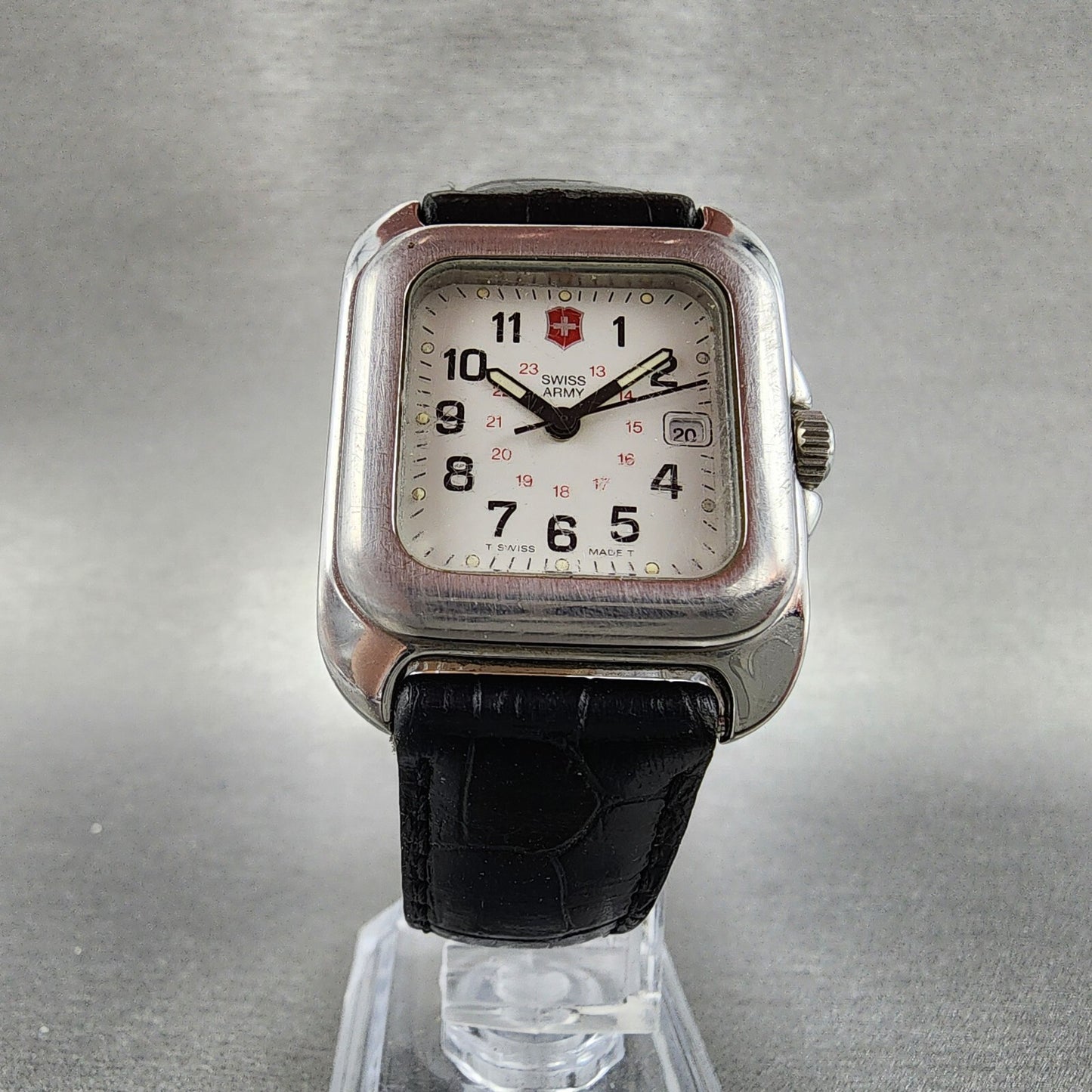 Victorinox Swiss Army Tank Watch Women 29mm White Dial Silver Tone PARTS