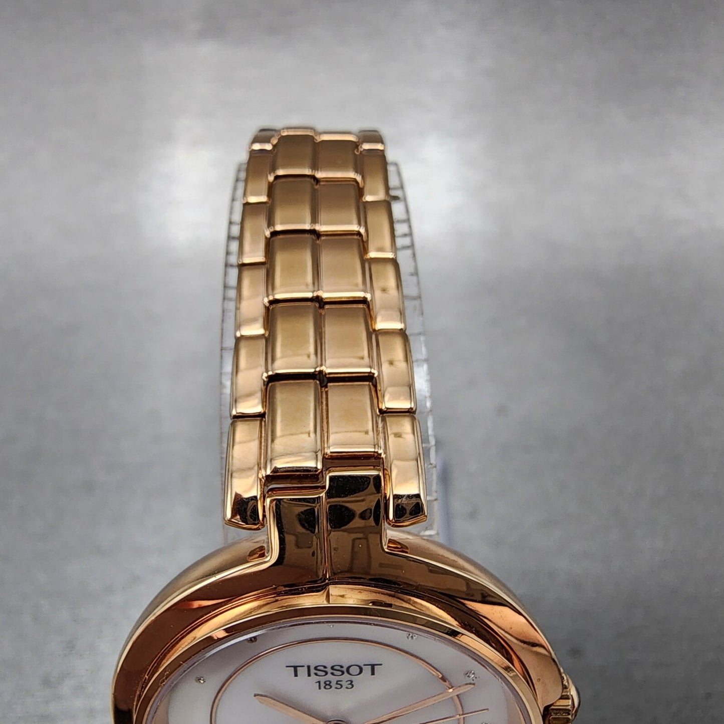 Tissot Flamingo Watch Women 30mm MOP Dial Rose Gold Tone Date T094.210.33.116.02