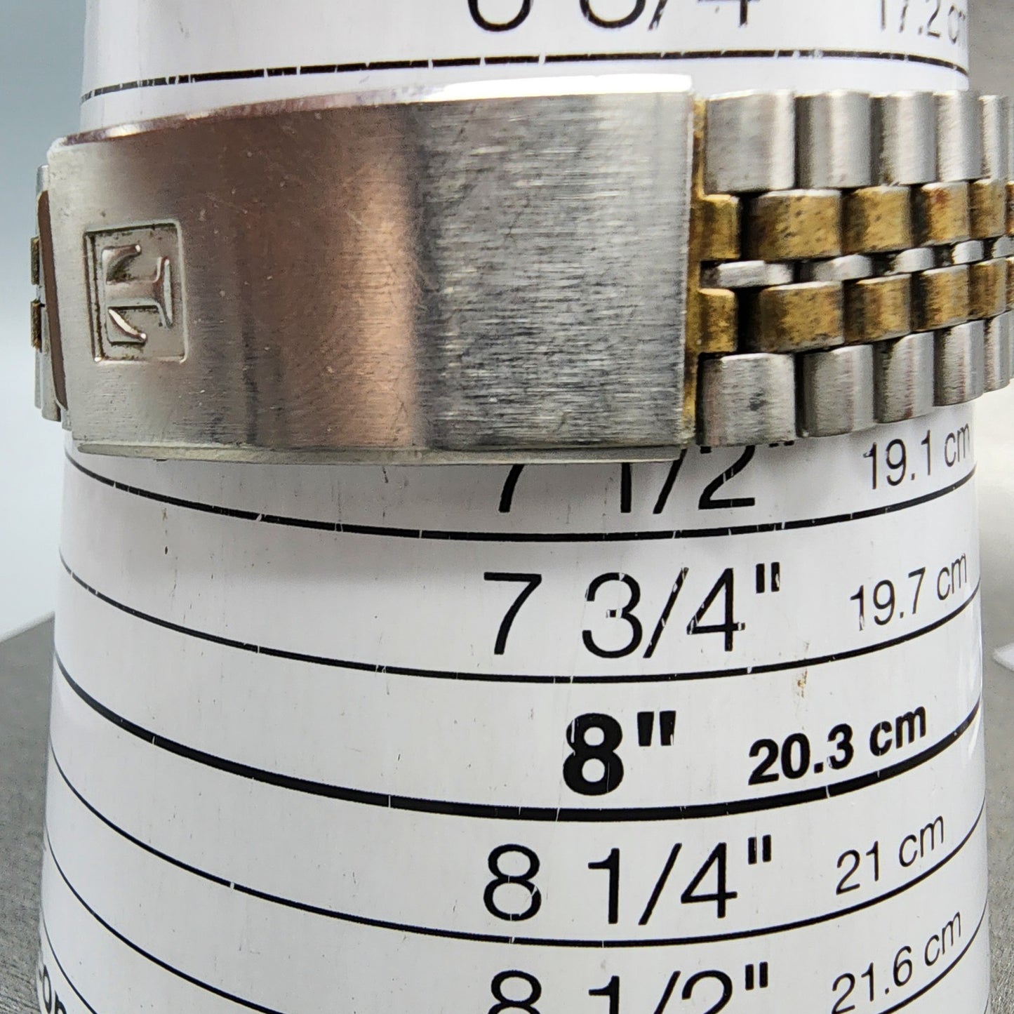 Tissot PR100 Watch Men 34mm White Dial Two Tone Date Round P360/460 New Battery10