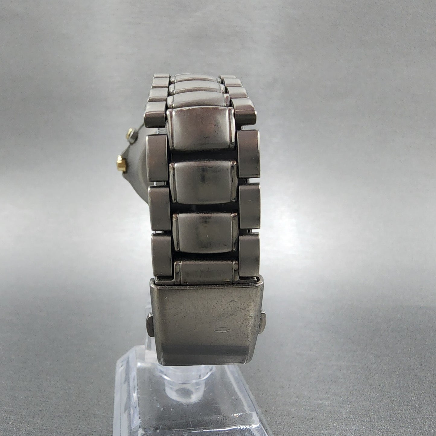 Seiko Spirit AGS Watch Men 37mm Luminous Dial Titanium Date 5m22-7B80 PARTS