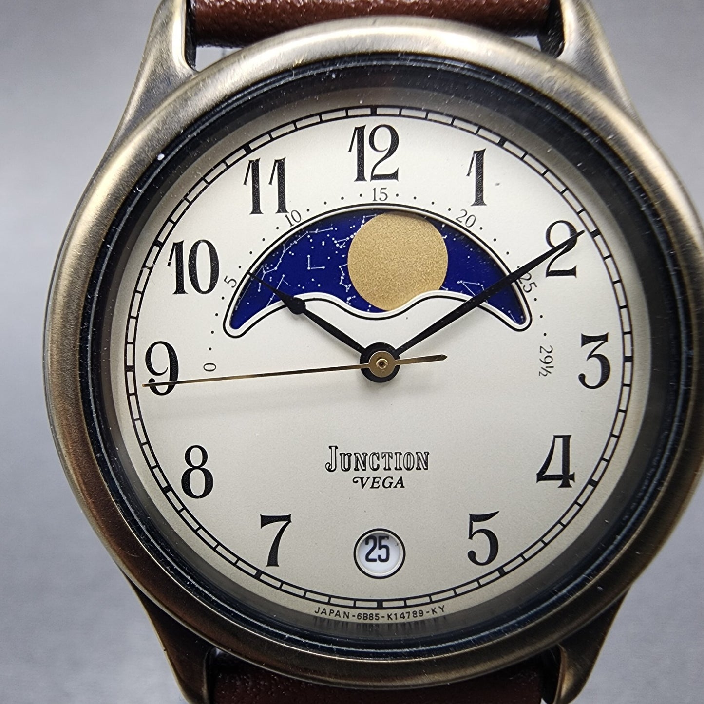 VEGA Junction Watch Men 32mm Champagne Dial Bronze Tone 6B85-K04379 PARTS