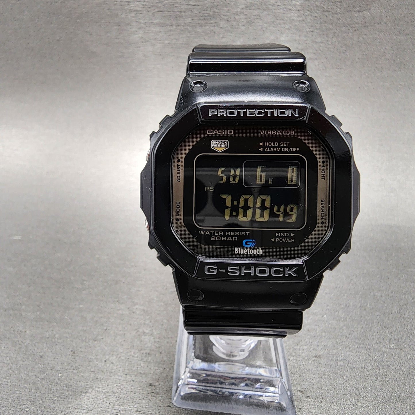 Casio G-Shock GB-5600AA Watch Men 43mm Digital Black Tone Bluetooth New Battery