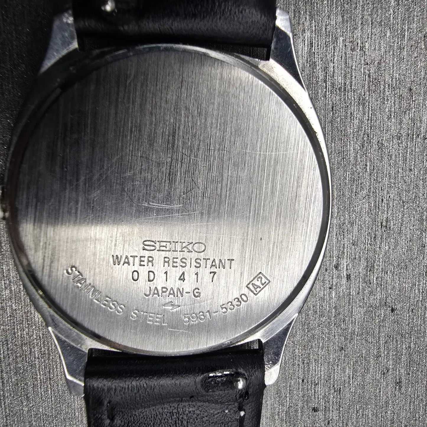 Seiko Watch Men 33mm Silver Dial Silver Tone Rectangle 5931-5330 New Battery VTG10