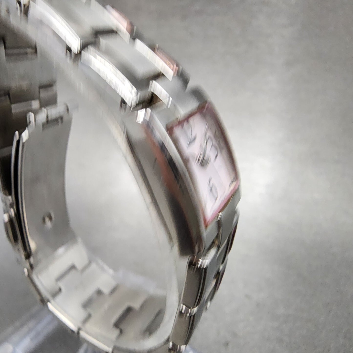 Seiko Wired Tank Watch Women 16mm White Dial Silver Tone 1n01-0fe0 New Battery