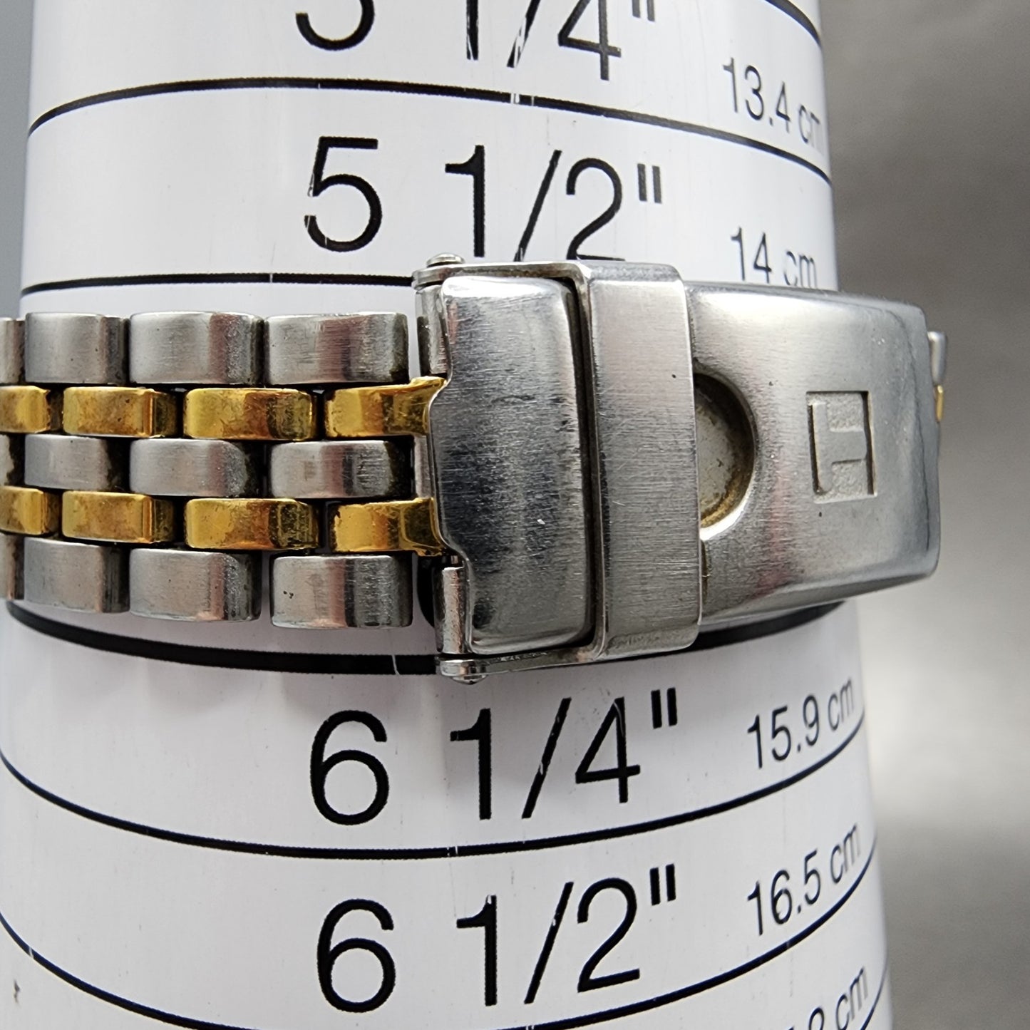 Tissot PR 100 Diver watch Women 28mm White Dial Two Tone Date New Battery10