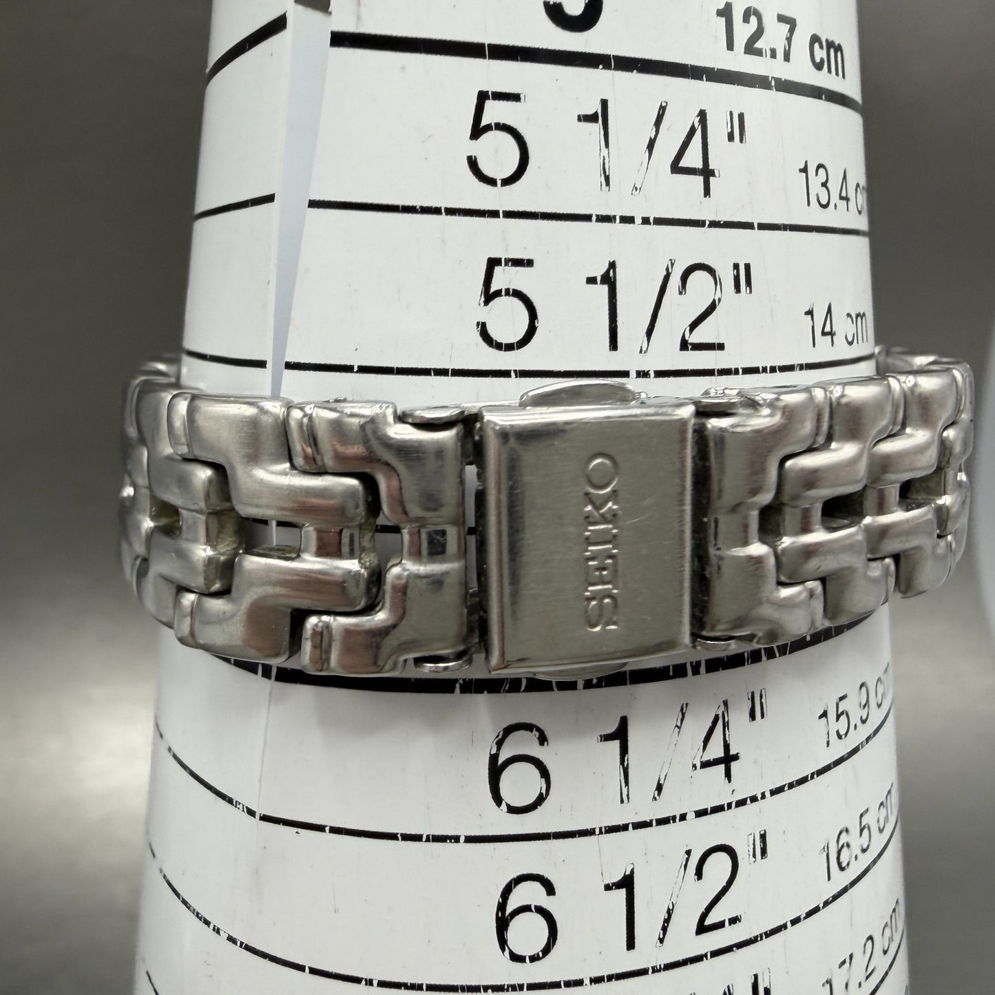 Seiko Watch Women 26mm Cream Dial Silver Tone Date Round 7N82-0599 New Battery Y10