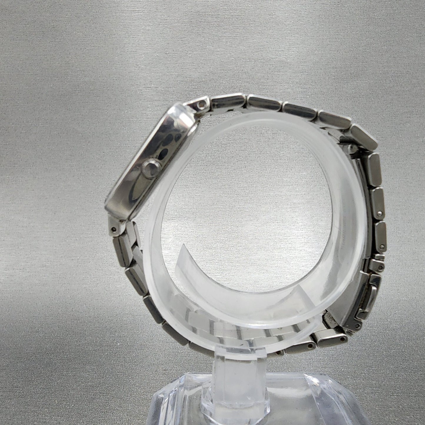 Skagen Steel Watch Women 26mm MOP Dial Silver Tone Rectangle 658SSSX New Batt