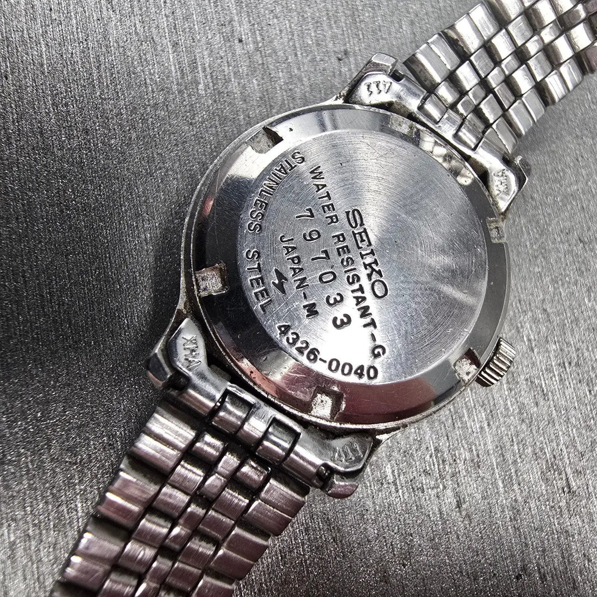 Seiko Watch Women 25mm Silver Dial Silver Tone Daydate 4326-0040 New Battery11