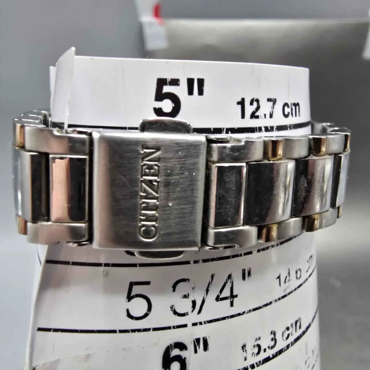 Citizen Eco-Drive Watch Women 26mm MOP Dial Two Tone Date E011-S070082 Works Jp511