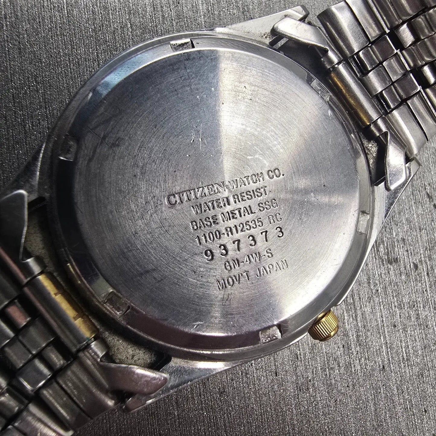 Citizen President Watch Men 35mm Champagne Dial Two Tone Daydate New Battery10