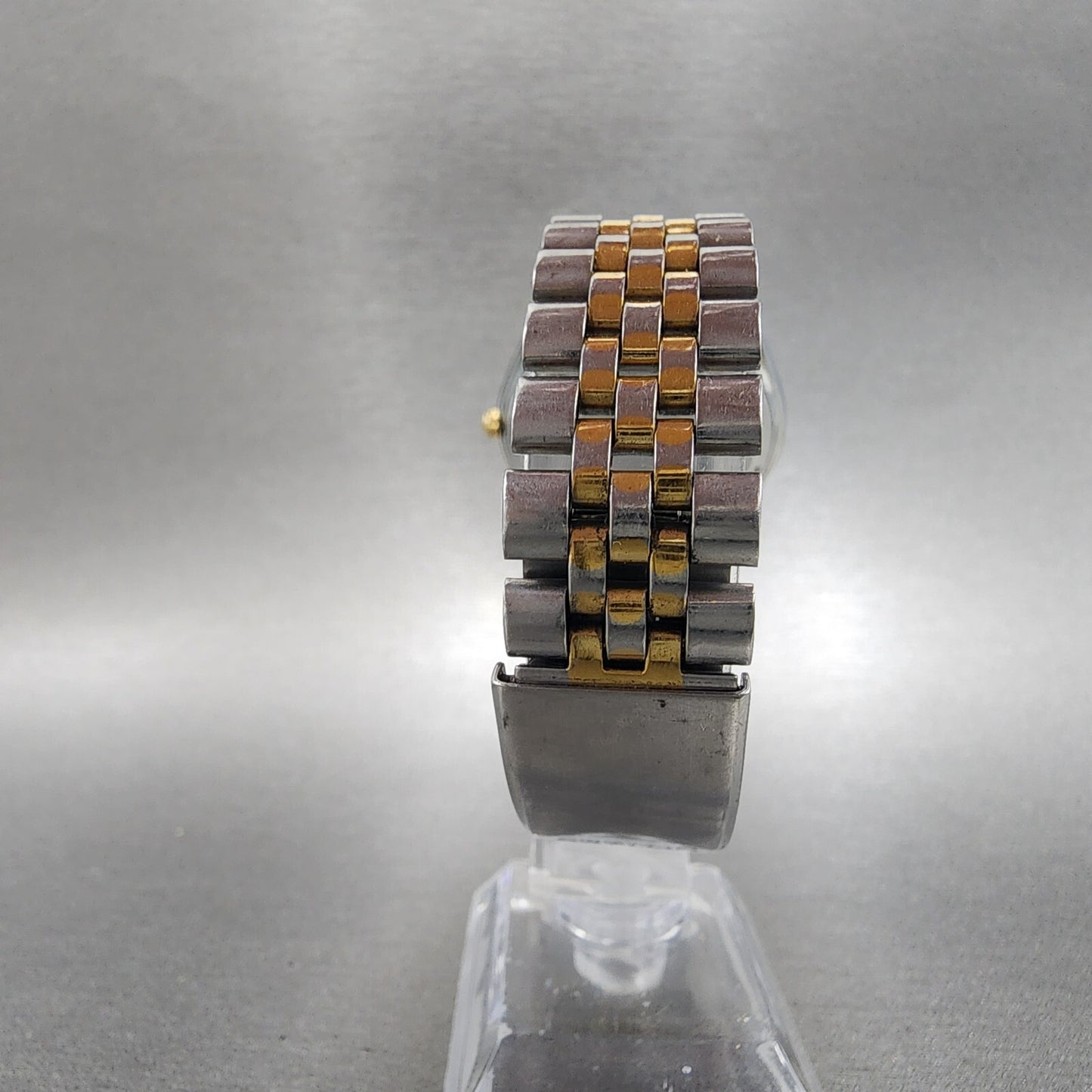 Citizen CQ President Watch Men 35mm Silver Dial Gold Daydate 6100-S26569 PARTS