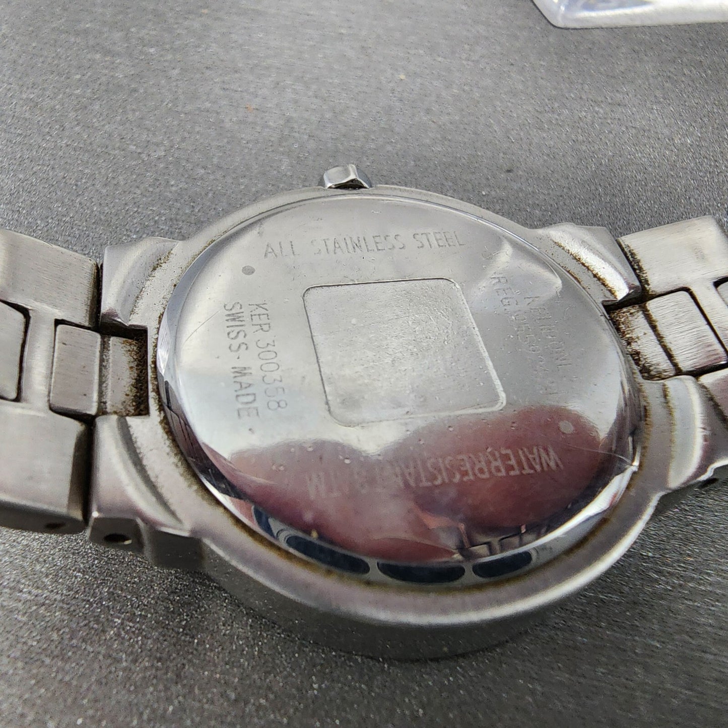 Givenchy Kelidone Watch Women 32mm Black Dial Steel Date Round New Battery
