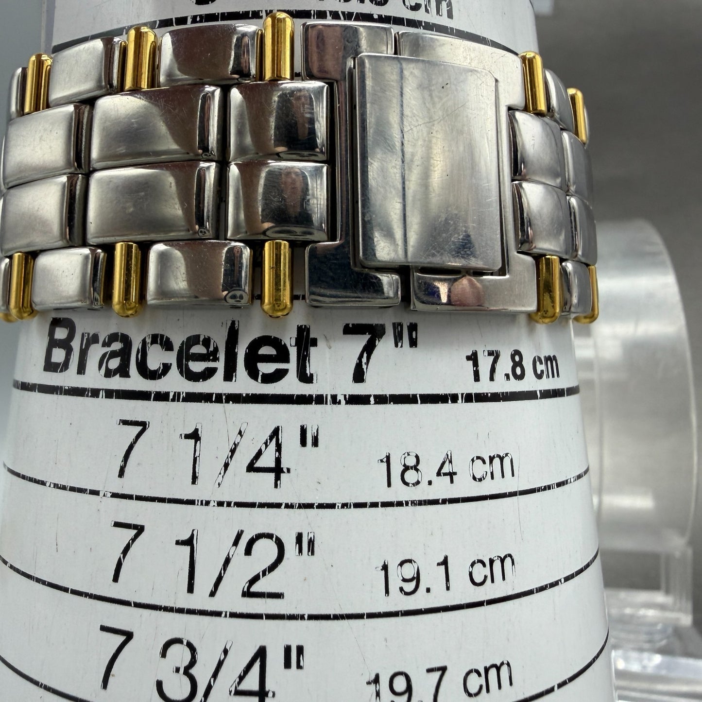 Citizen Elegance CQ Tank Watch Unisex 23mm Champagne Dial Two Tone New Battery10