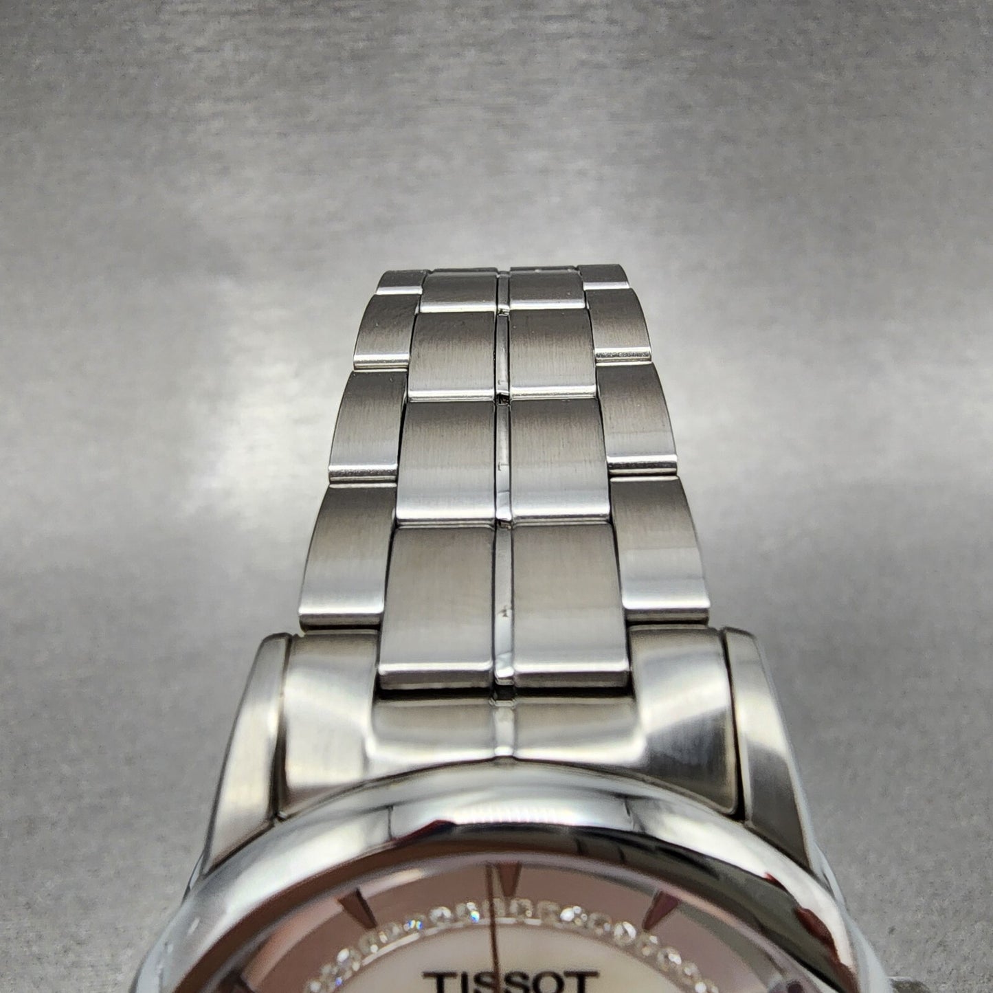 Tissot T-Classic Powermatic 80 Watch Women 30mm MOP Dial Stainless Steel Diamond