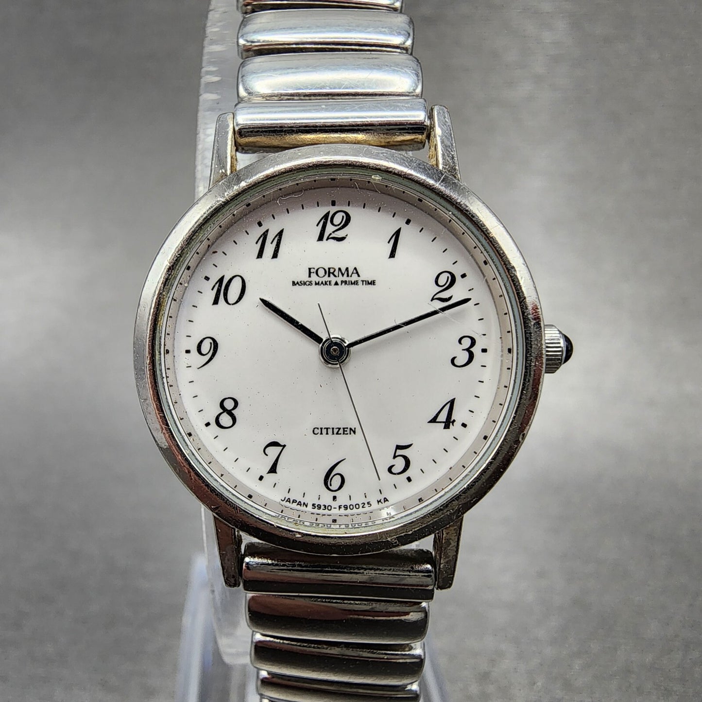 Citizen Forma Watch Women 24mm White Dial Silver Tone 5930-F90044 New Battery