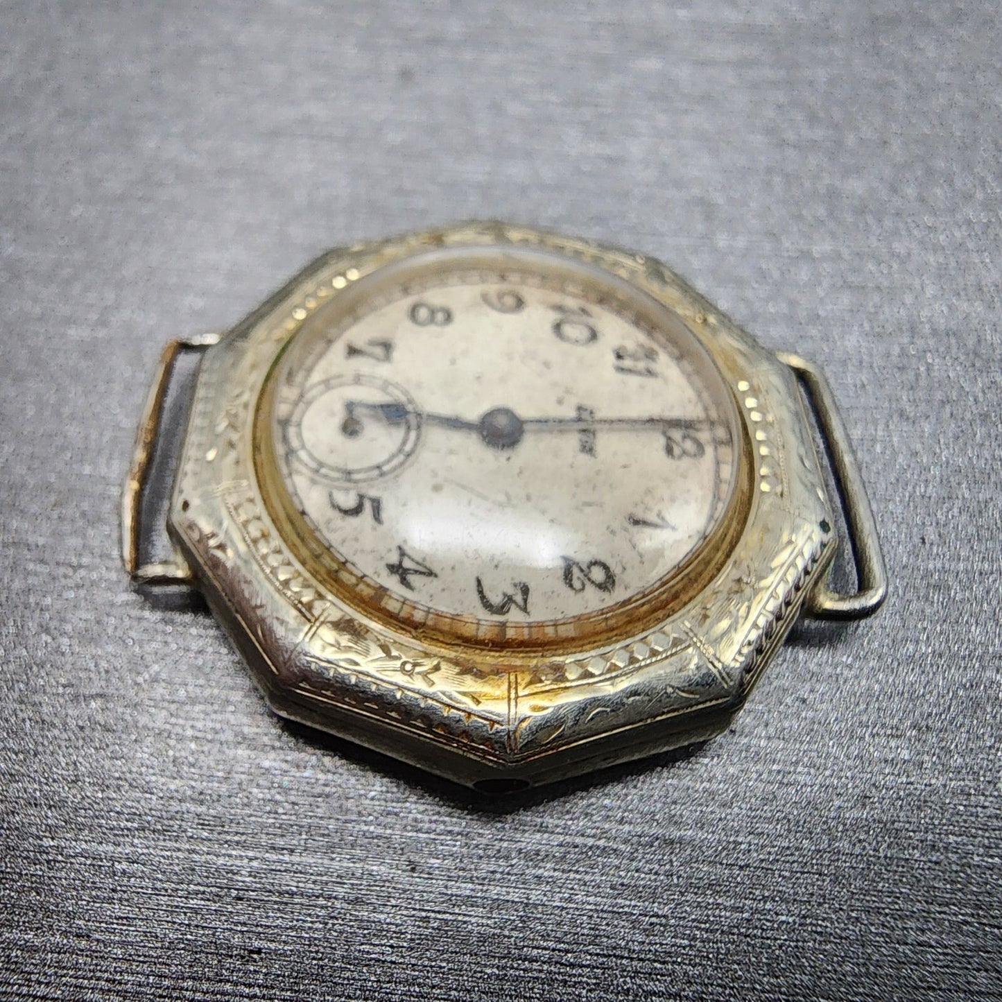 Elgin Grade 430 Watch Unisex 29mm White Dial Silver Tone Manual Wind PARTS