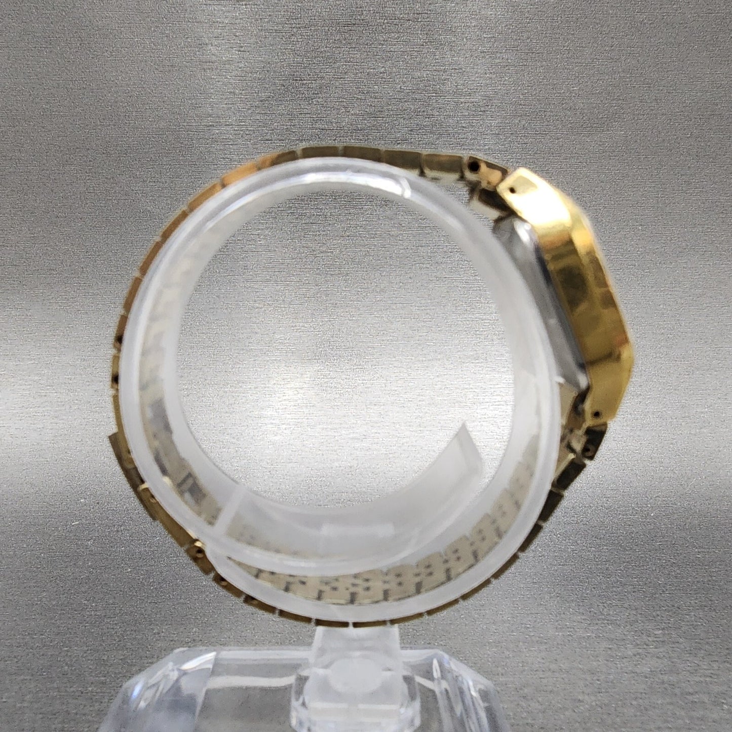 VTG Seiko Watch Women 18mm White Dial Gold Plated Rectangle Manual Wind Runs