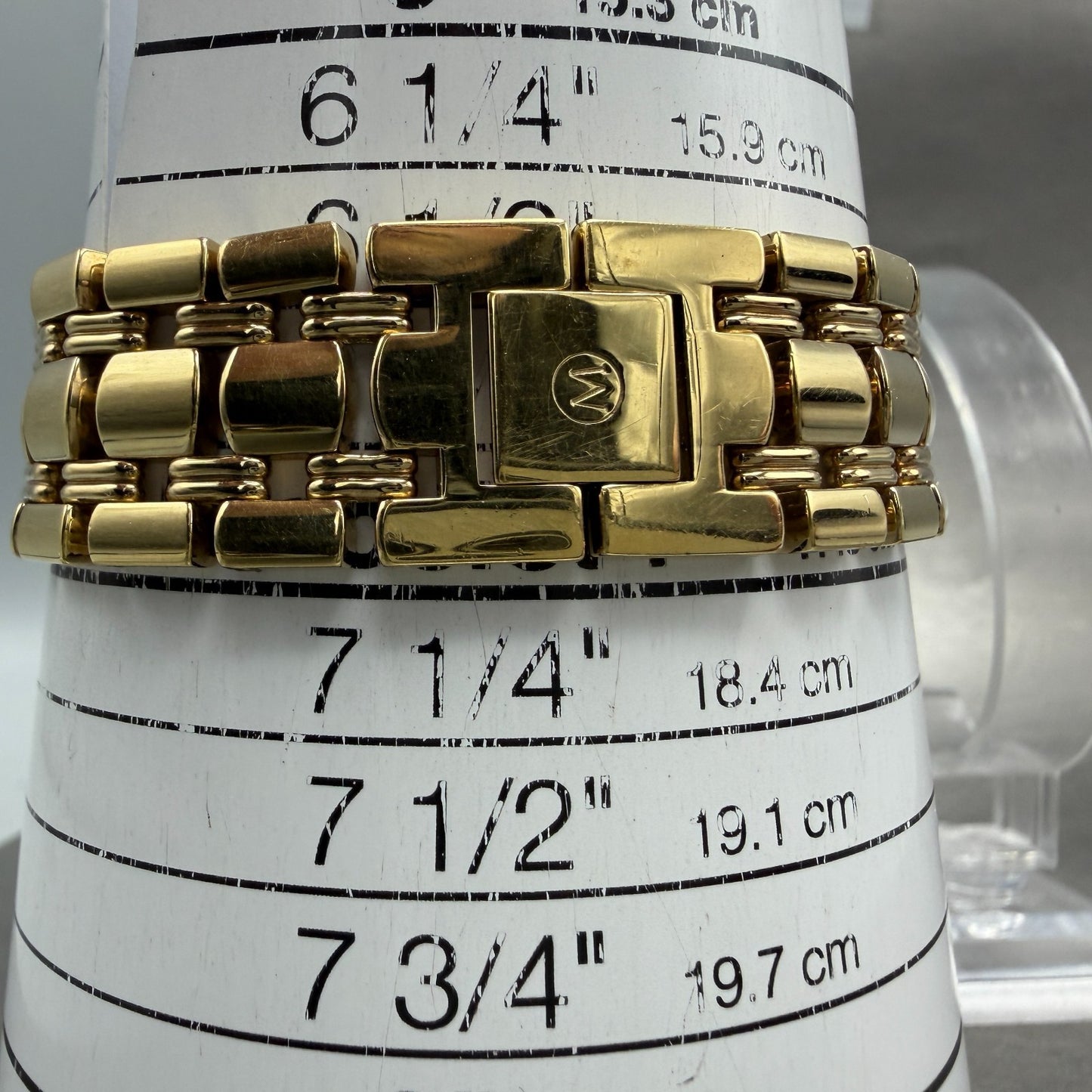 Movado Watch Men 32mm White Dial Gold Tone Round 87 59 886 New Battery10