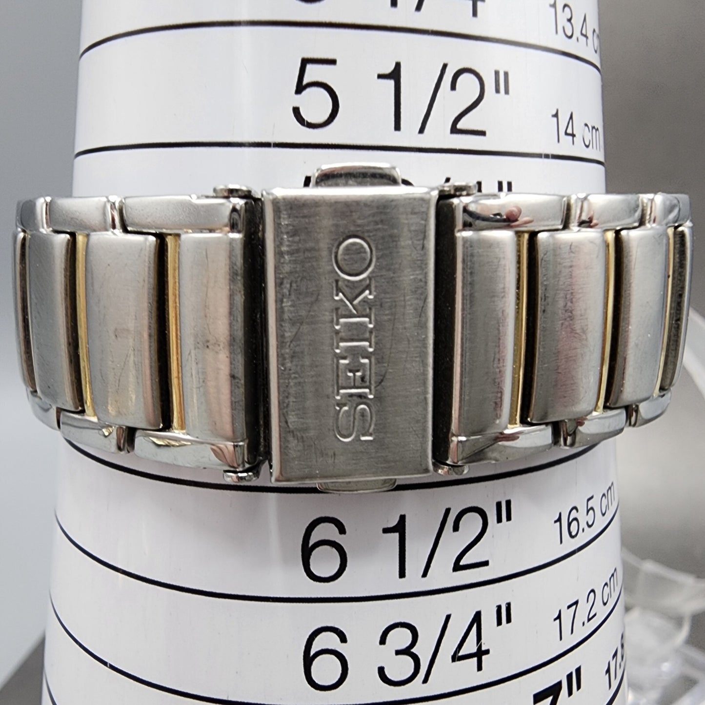 Seiko Tank Watch Women 18mm White Dial Toe Tone Rectangle 1n00-0ez0 New Battery