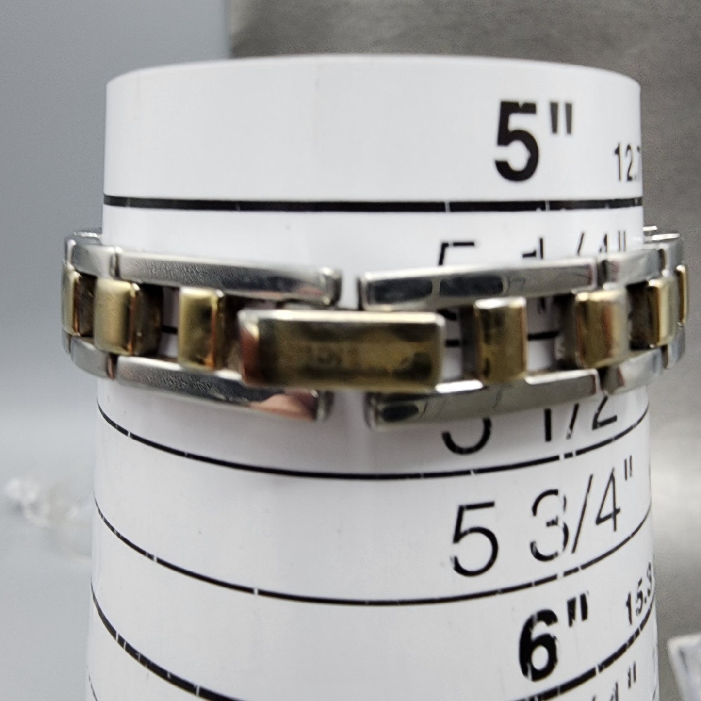 Seiko Watch Women 20mm Blue Dial Two Tone Round Vintage 1N000GM0 New Battery10