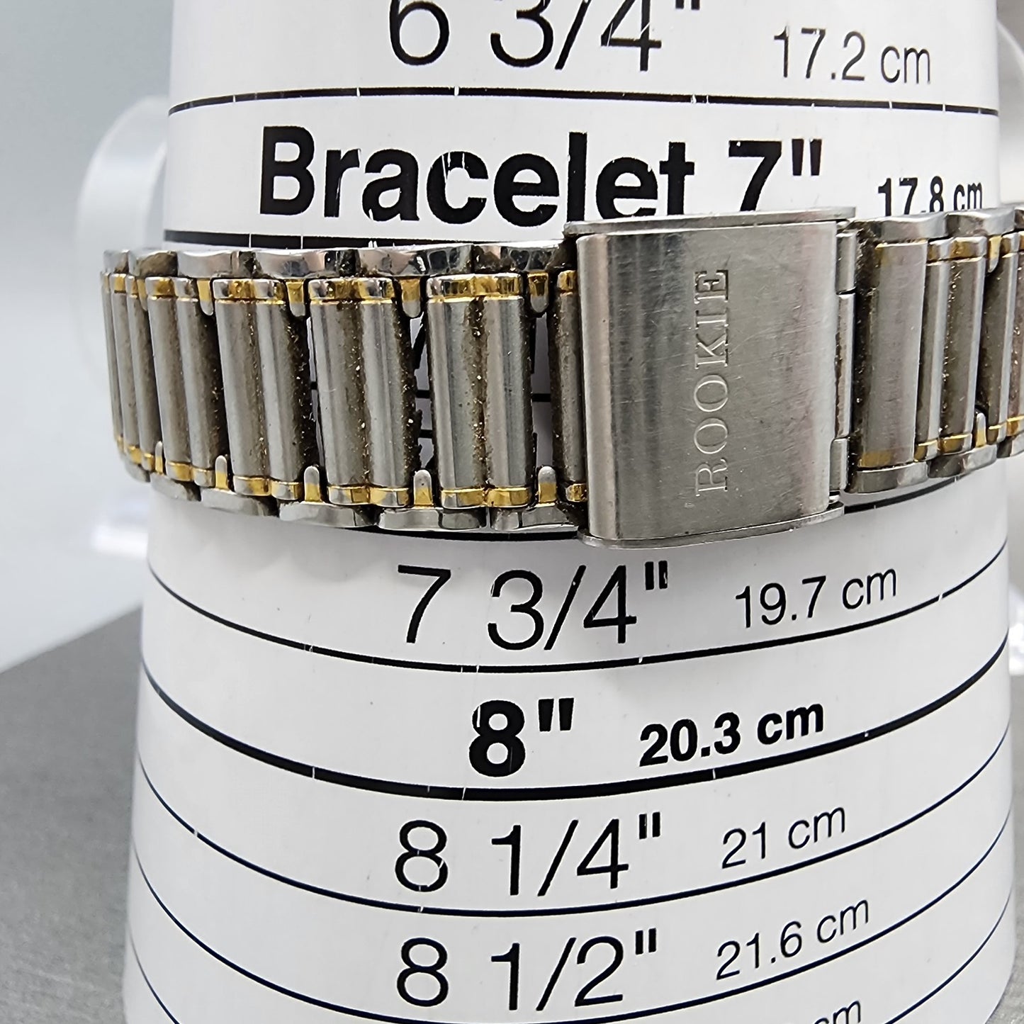 Casio Rookie Watch Men 35mm Silver Dial Two Tone Analog Digital RKM400 PARTS11