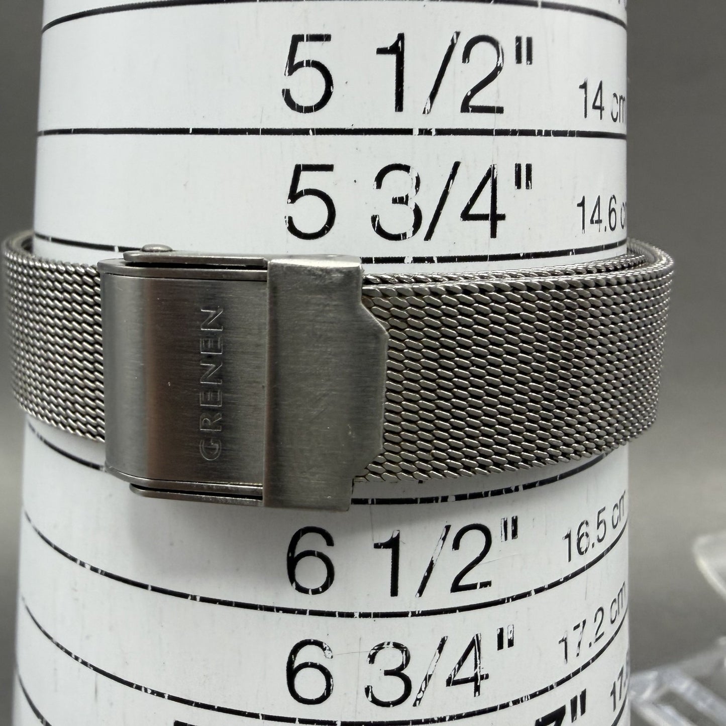 Skagen Grenen Watch Women 28mm MOP Dial Silver Tone Date Round New Battery Mesh11