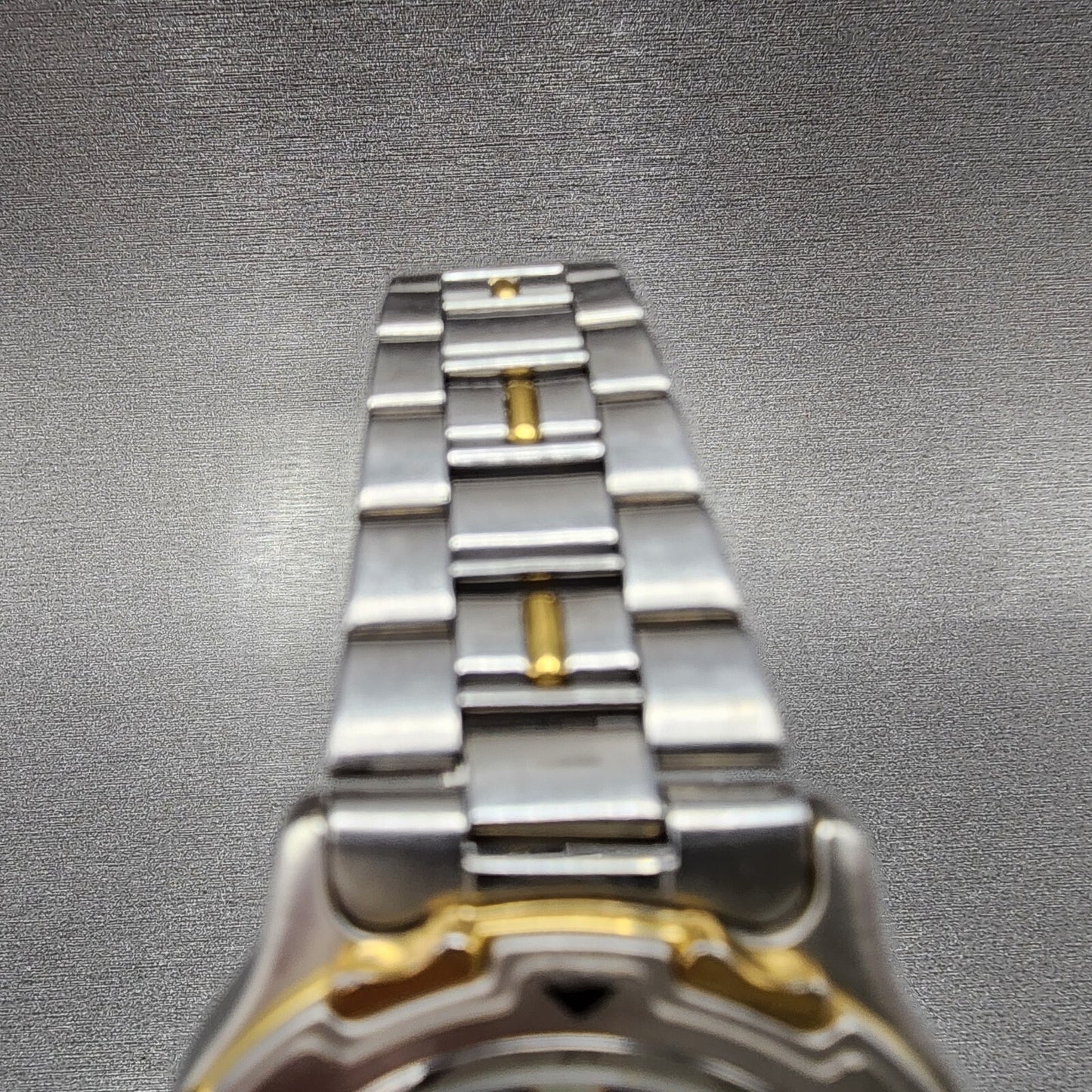 Bulova Caravelle Watch Men 37mm Black Dial Two Tone Date 40b58 New Battery