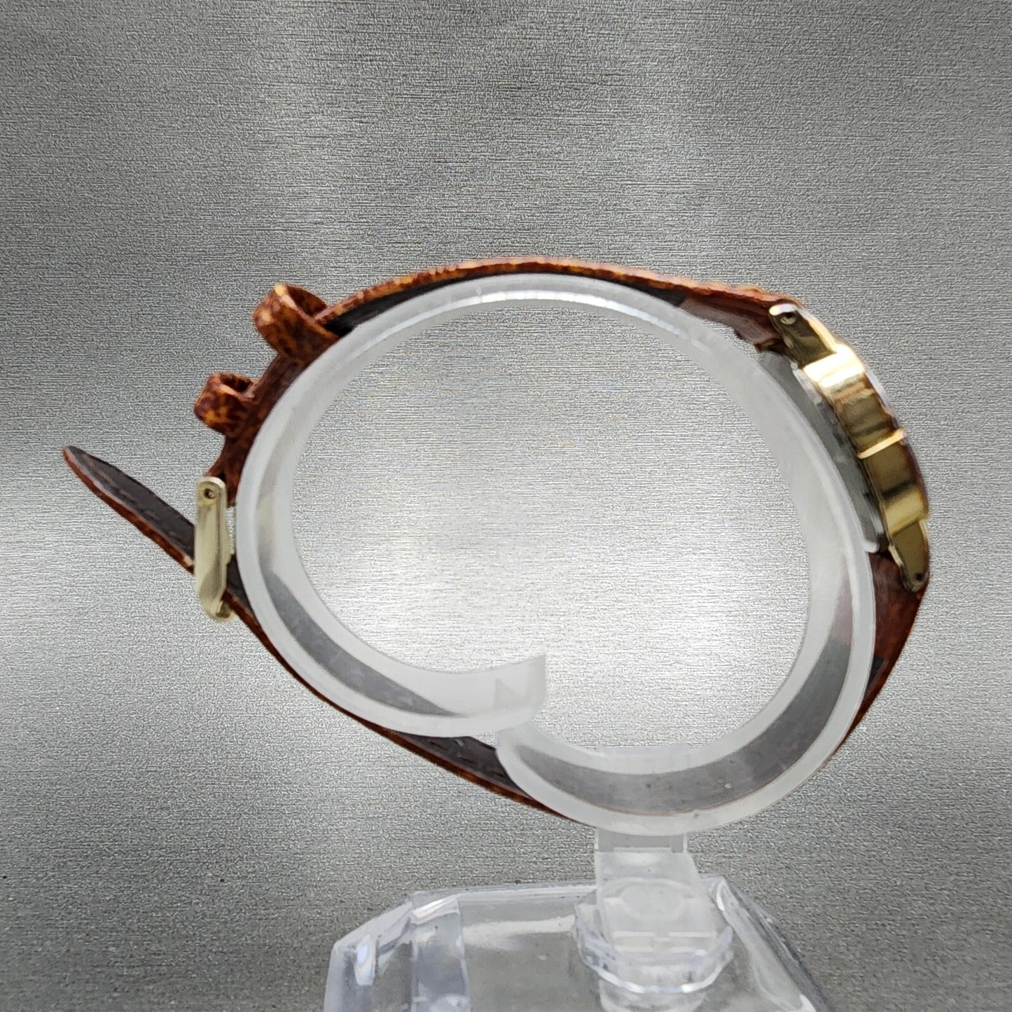 Seiko Watch Women 20mm Champagne Dial Gold Tone Oval 3421-5320 New Battery