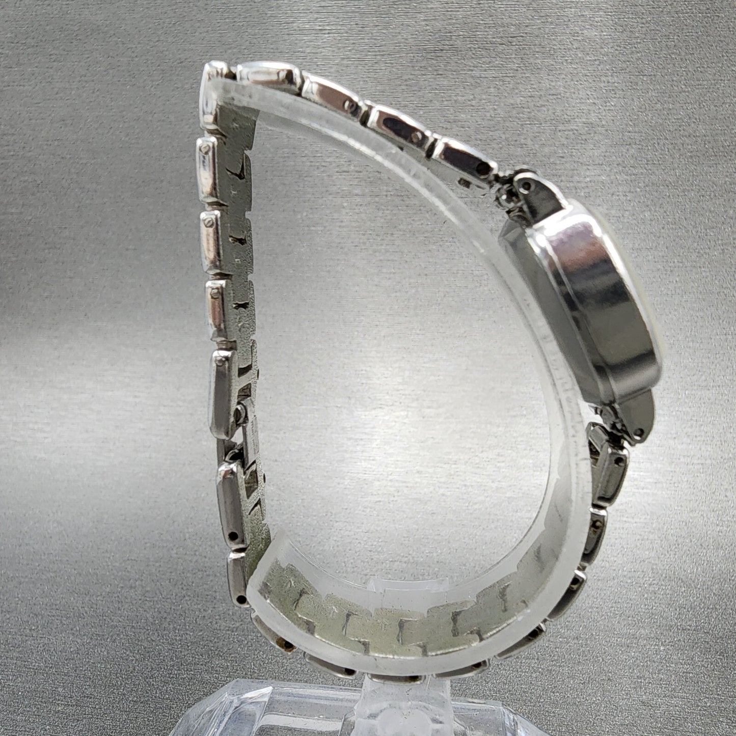 Rado Watch Women 24mm White Texture Dial Steel Rectangle New Battery Vintage