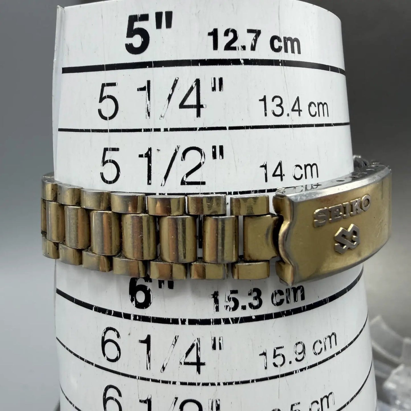 Seiko SQ Watch Women 25mm Champagne Dial Gold Tone Daydate 2626-0159 New Battery10