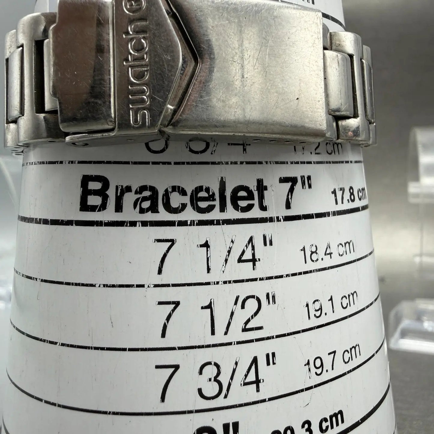 Swatch Irony Happy Joe Watch Women 33m Silver Dial Silver Tone Date Round Works10