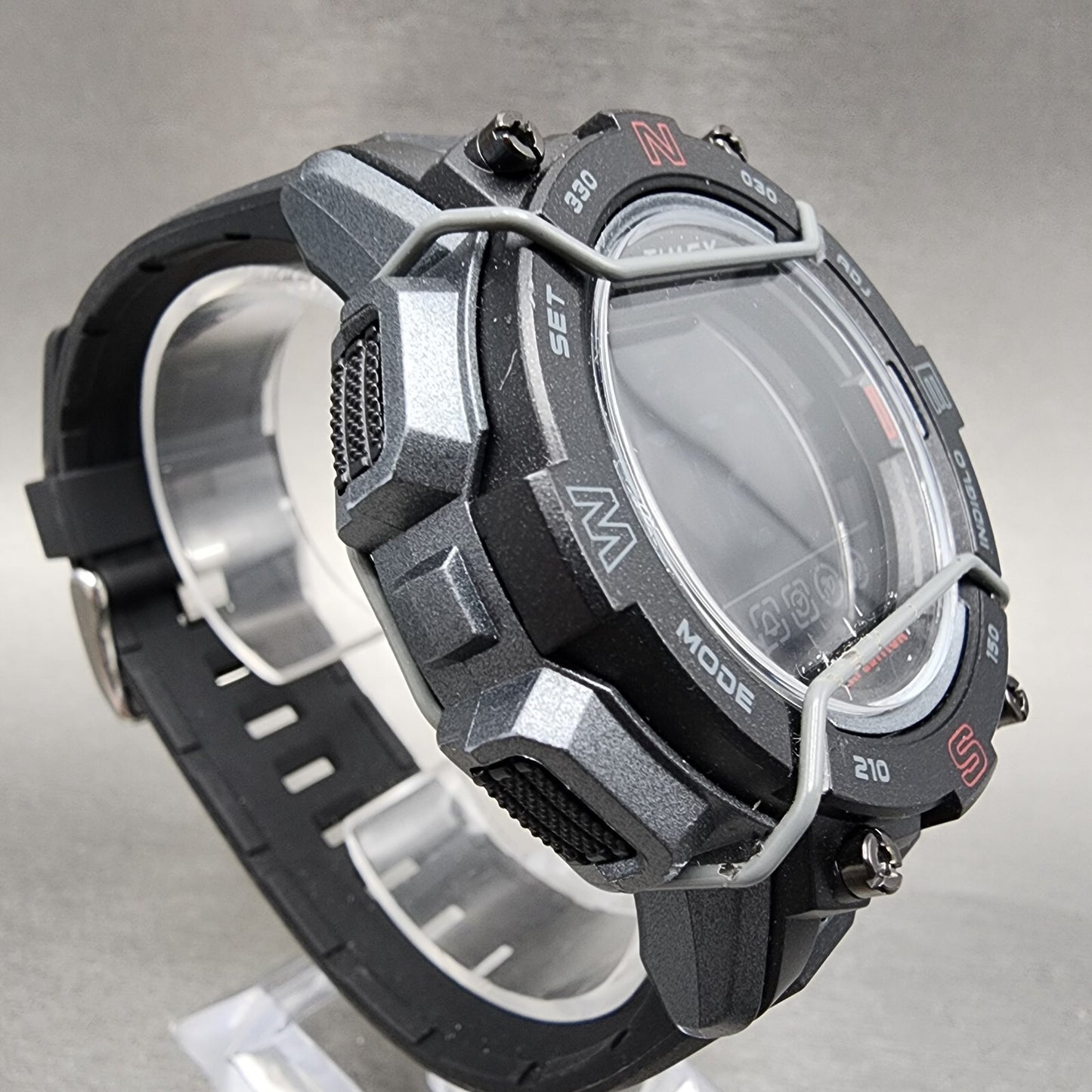 Timex Expedition Digital Watch Men 47mm Alarm Chrono Round New Battery