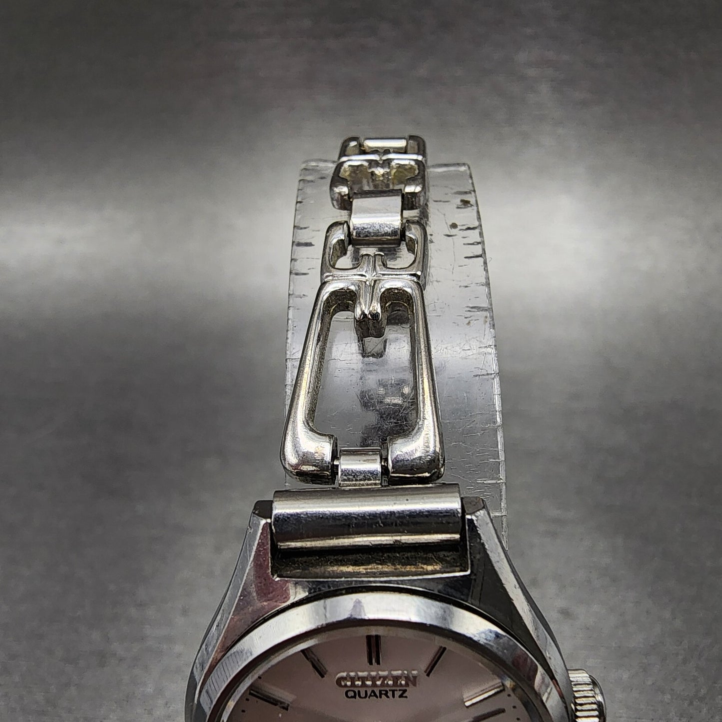 Citizen CQ Watch Women 24mm White Dial Steel Daydate Round 4-751671 New Battery