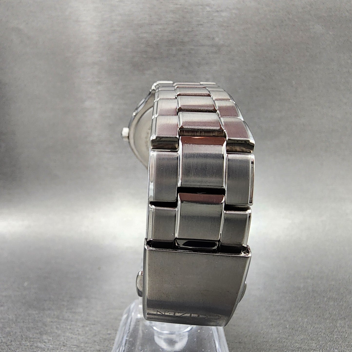 Citizen Eco-Drive Atomic Watch Men 37mm White Dial Titanium Date H110-T018360
