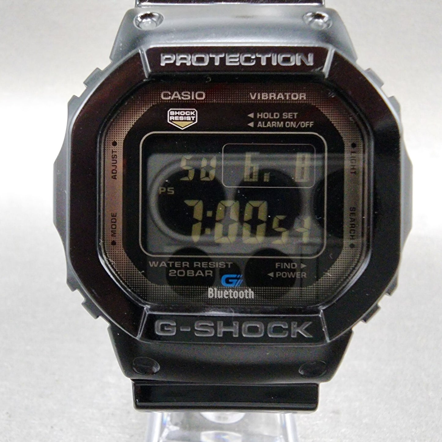 Casio G-Shock GB-5600AA Watch Men 43mm Digital Black Tone Bluetooth New Battery