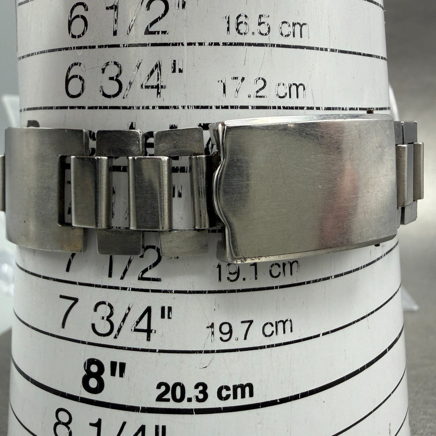Seiko Sports Matic 5 Deluxe Watch Men 37mm Silver Dial Steel Daydate Round Runs10