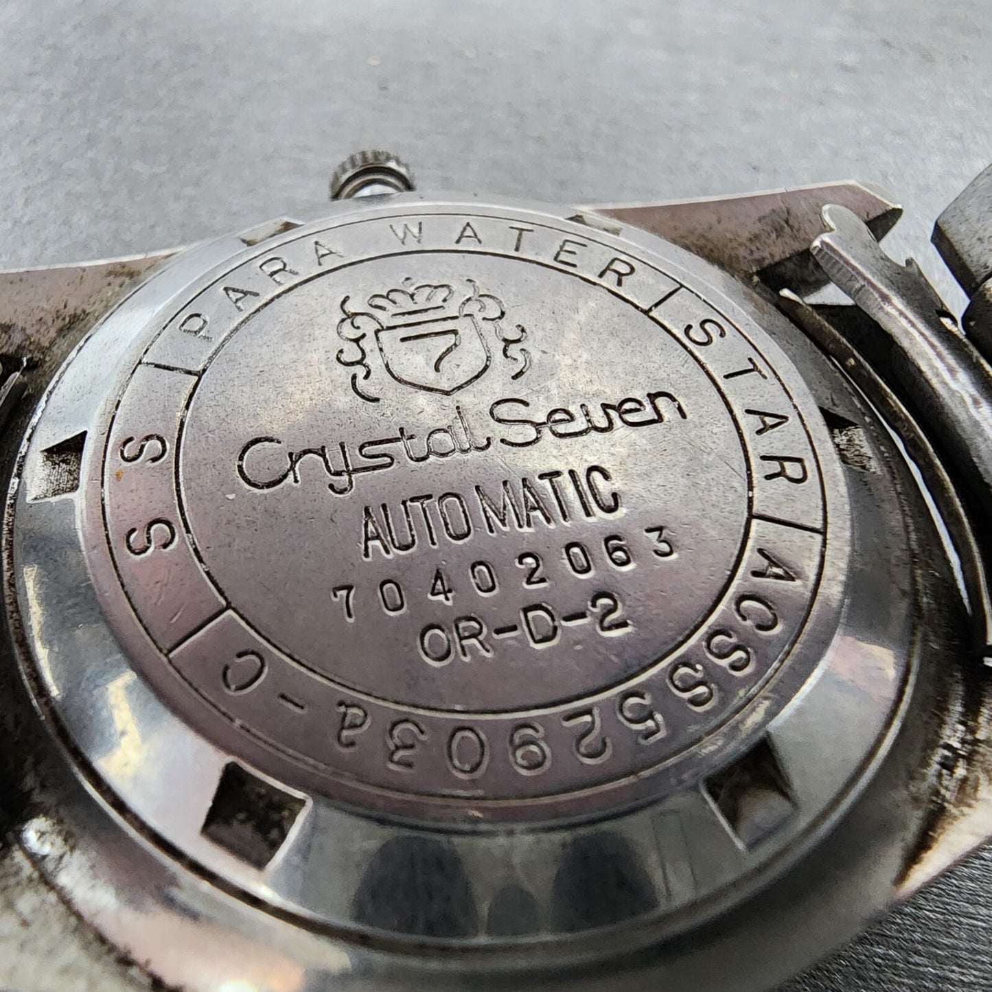 Citizen Crystal Seven Watch Men 37mm Silver Dial Steel Daydate Round Automatic