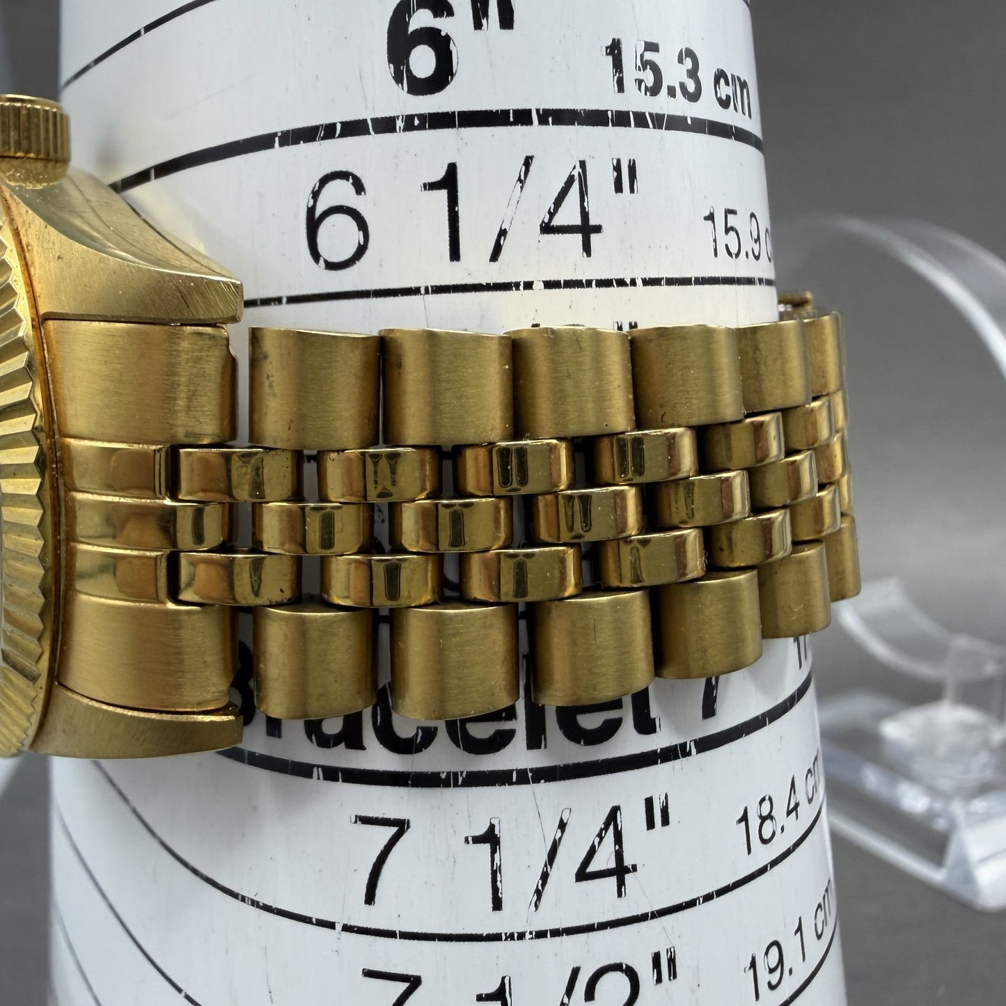 Invicta Watch Women 36mm Gold Dial Gold Tone Round 29411 New Battery10