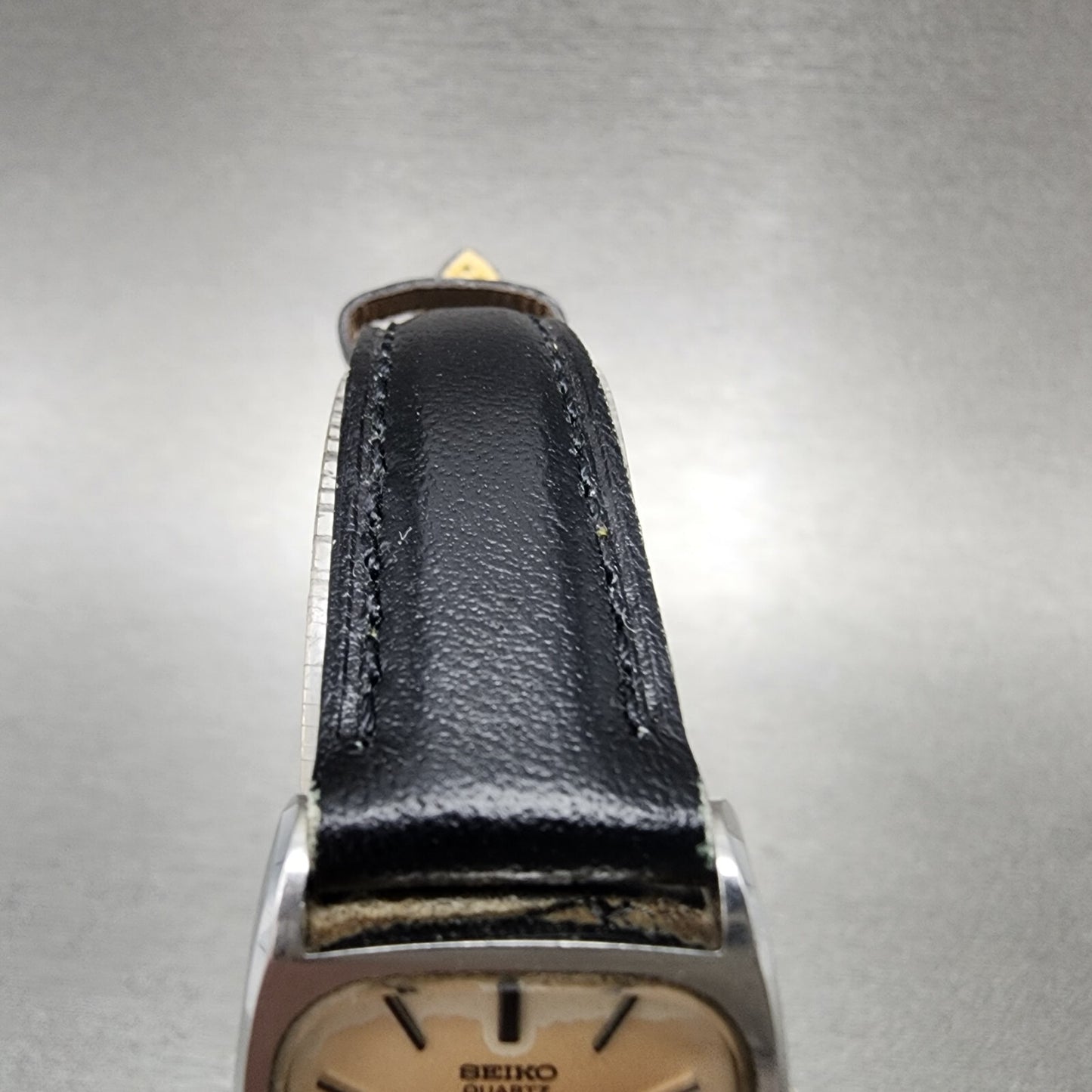 Seiko Watch Women 21mm White Dial Silver Tone Rectangle 2621-5220 New Battery