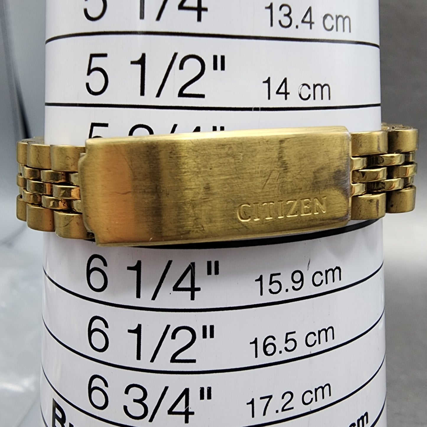 Citizen CQ President Watch Women 26mm MOP Dial Gold Tone Daydate Round New Batt11