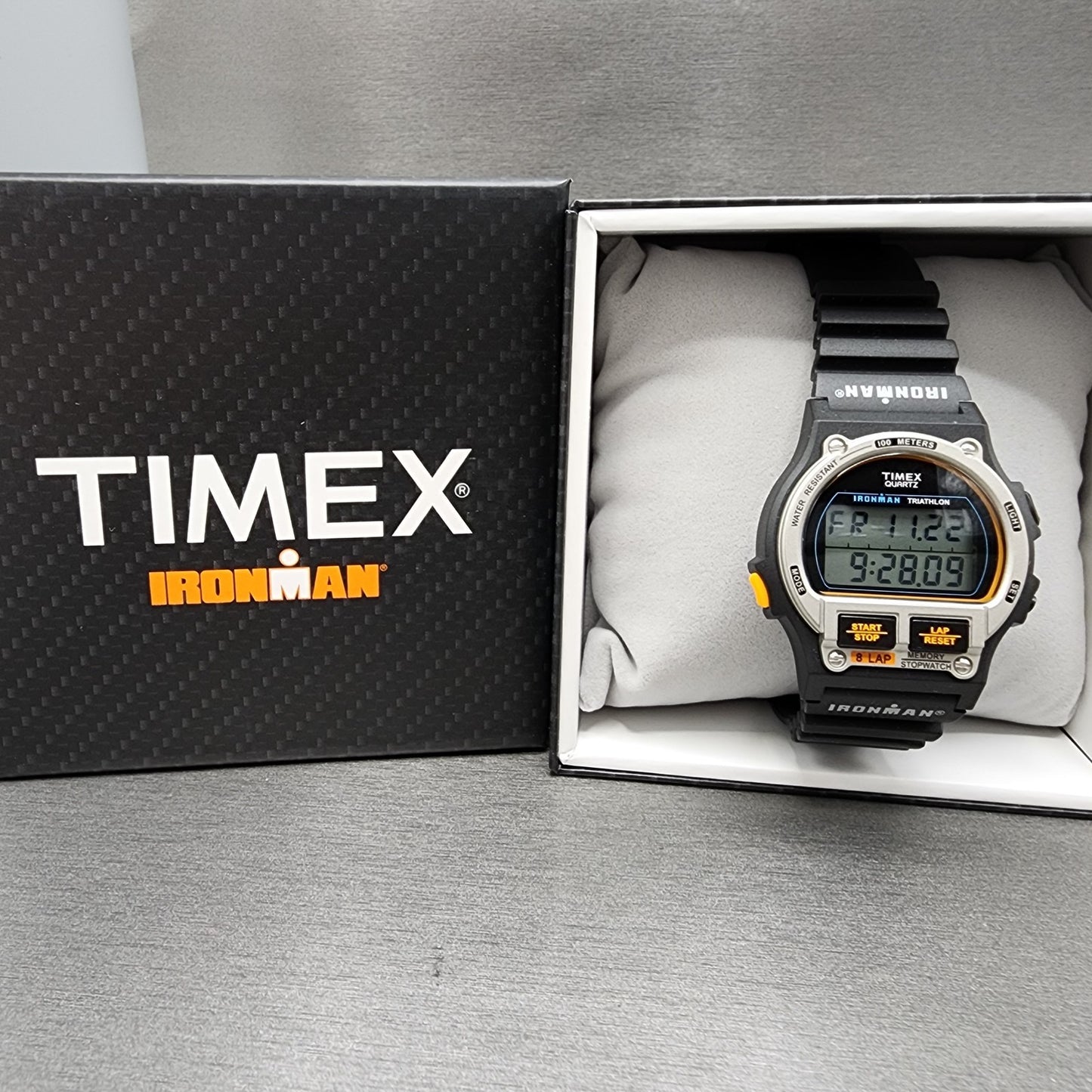 TIMEX × DOORS 20th IRONMAN Watch Men 40mm Digital Alarm Chrono Black TW5M57600