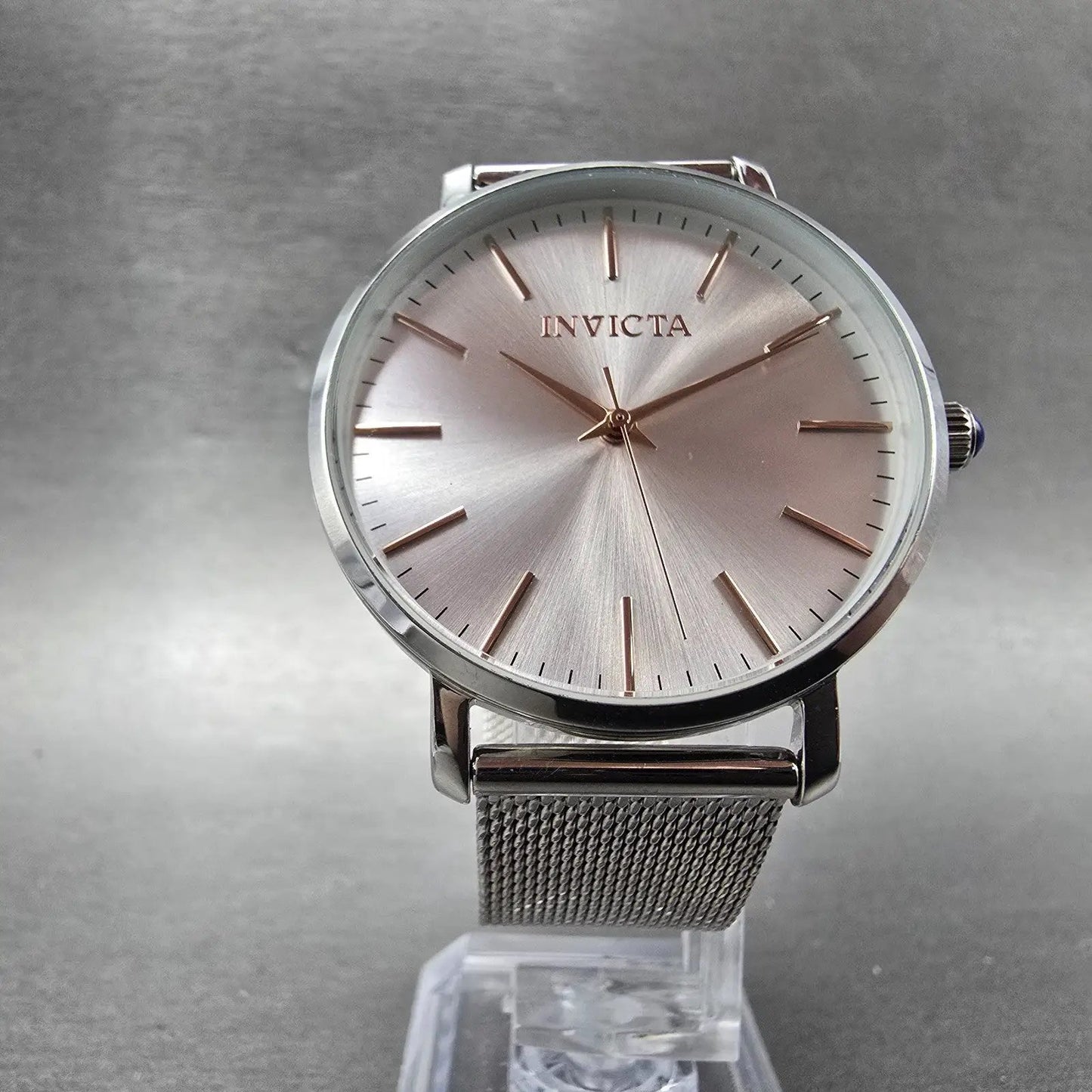 Invicta Angel Watch Women 38mm Silver Dial Silver Tone Round 31068 New Battery11