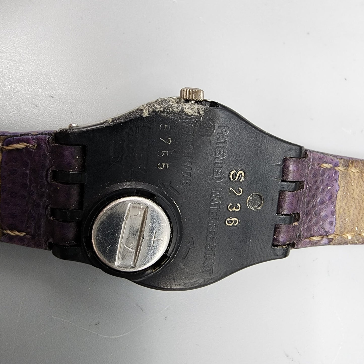 Vintage Swatch Malpensa Watch Women Silver Tone White Dial LX109 New Battery