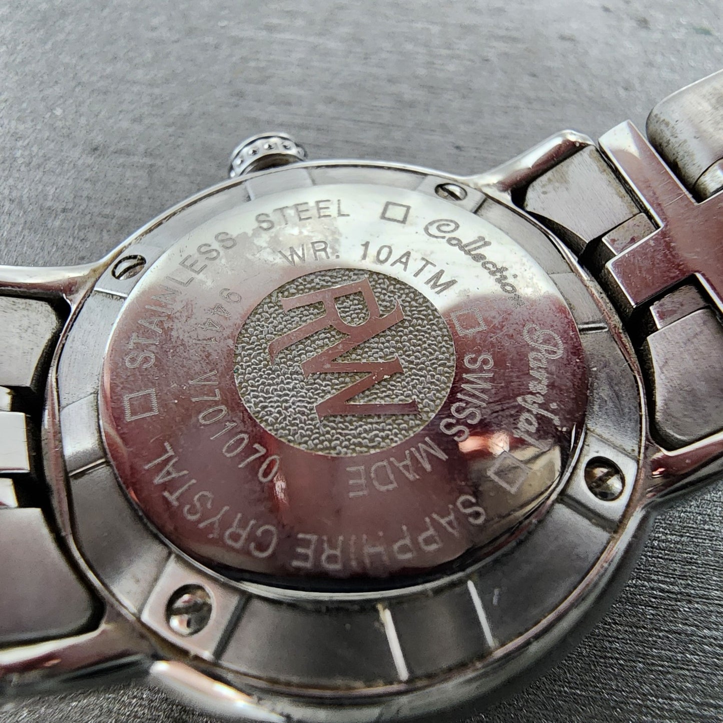 Raymond Weil Parisfal Watch Women 27mm MOP Dial Silver Tone Date 9441 New Batt