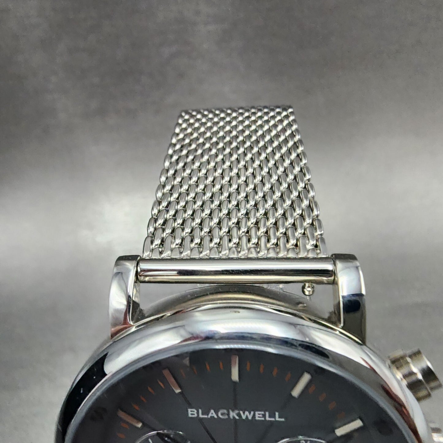 Blackwell Hudson yard Watch Men 44mm Gray Dial Steel Date Round New Battery