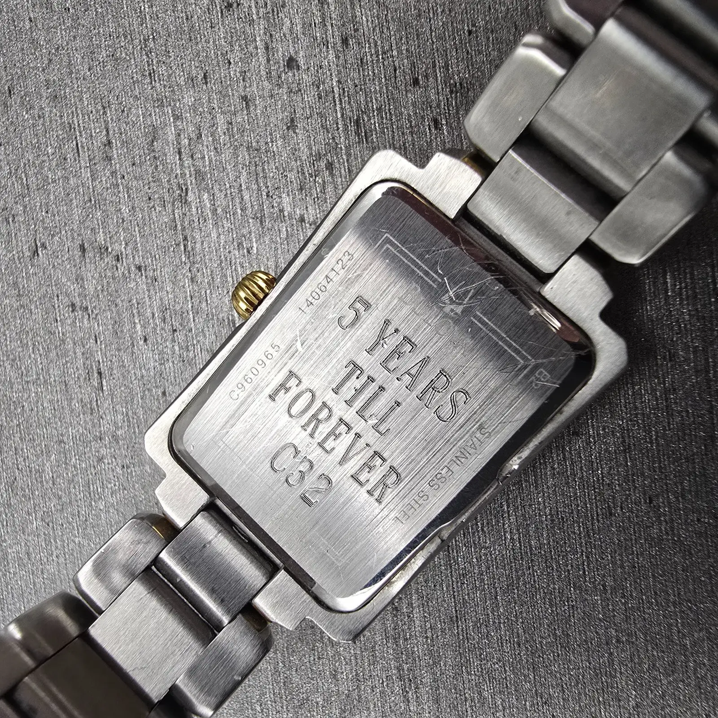 Bulova Tank Watch Women 22mm MOP Dial Two Tone Rectangle 98L157 New Battery10