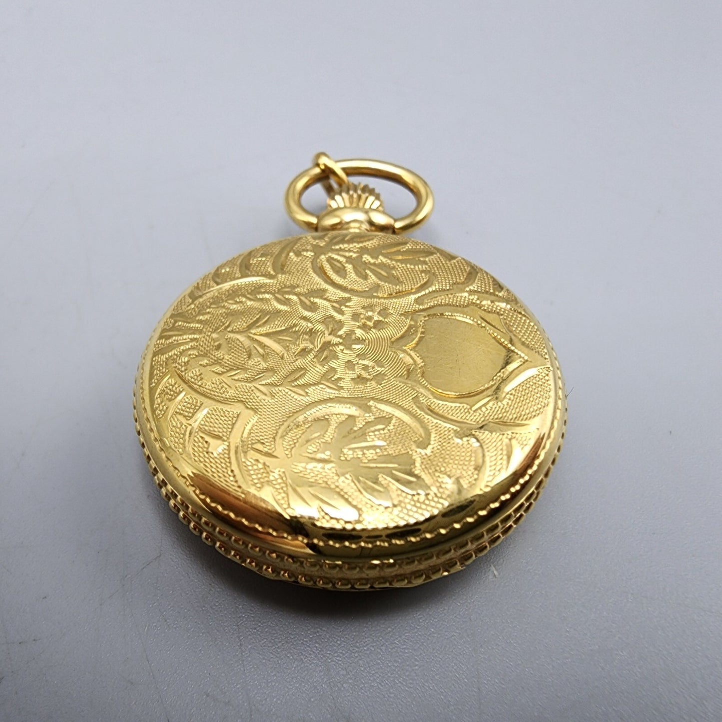 Tissot Pendant Watch Women 28mm Gold Dial Gold Tone Round New Battery