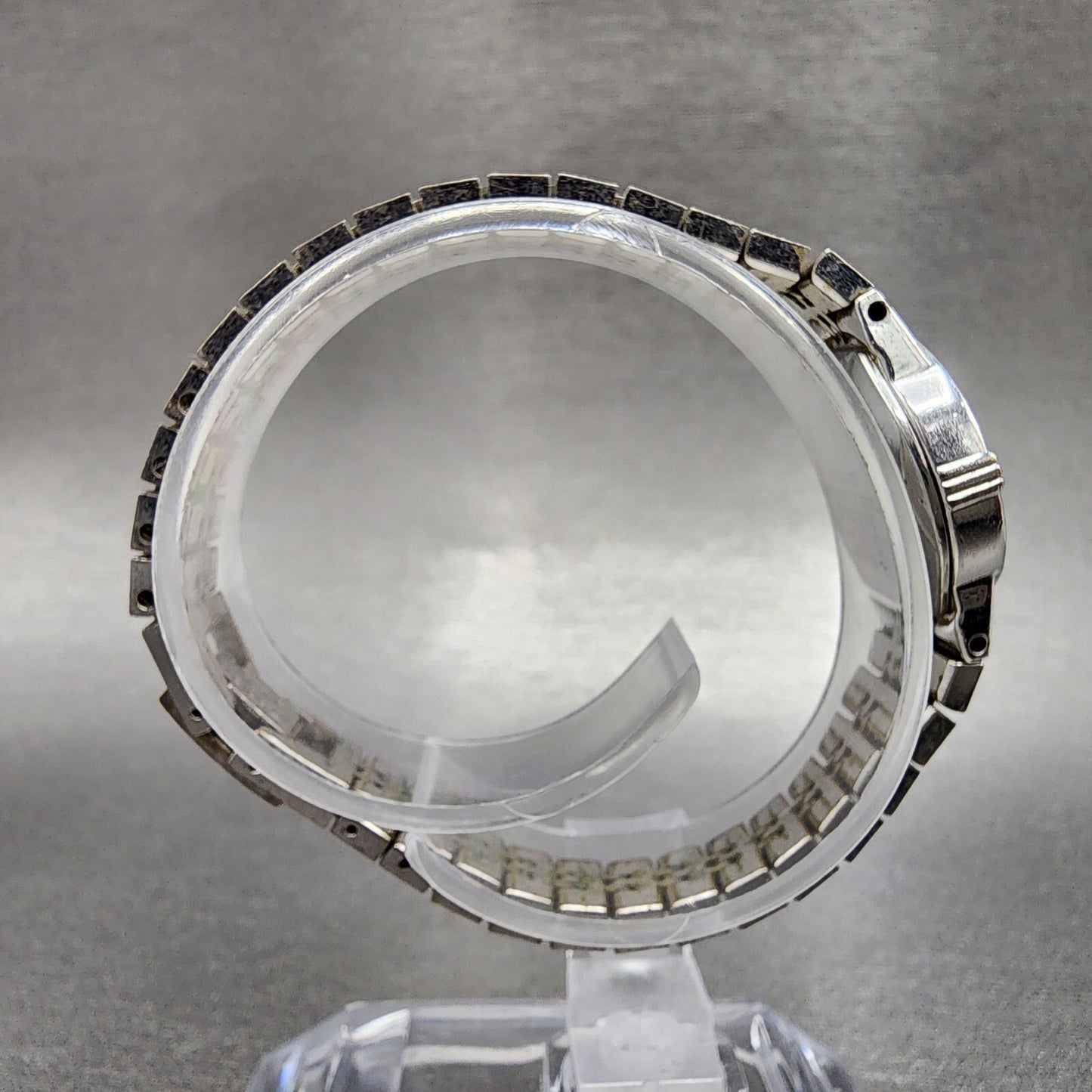VTG Seiko Watch Women 19mm Blue Dial Silver Tone Round 1400-0250 New Battery